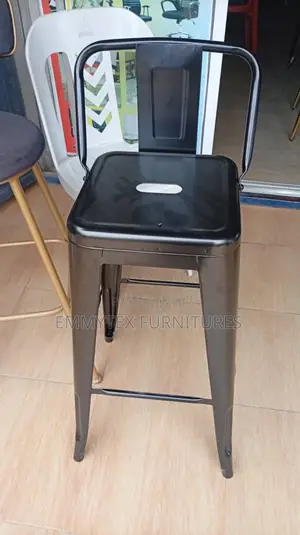 Metal Iron Restaurant Chair Small Size