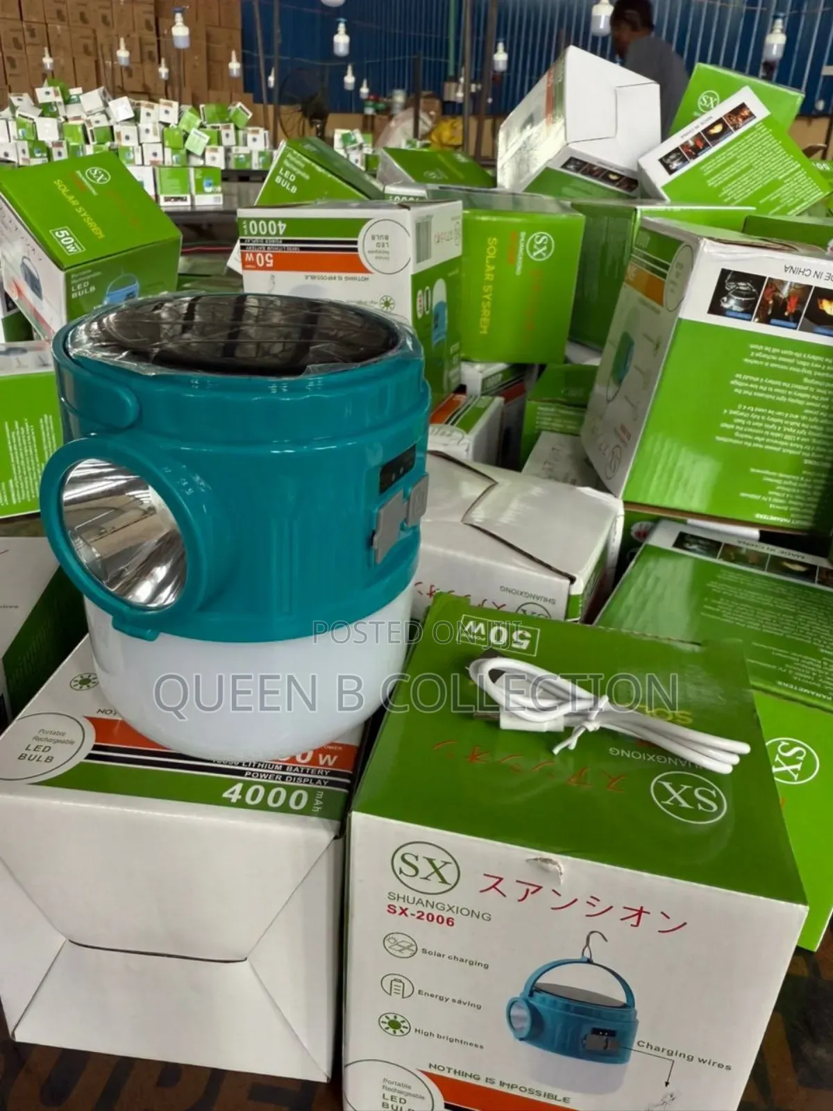 Rechargeable Solar Lamp and Touch.