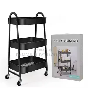 3 Layers Metal Trolley