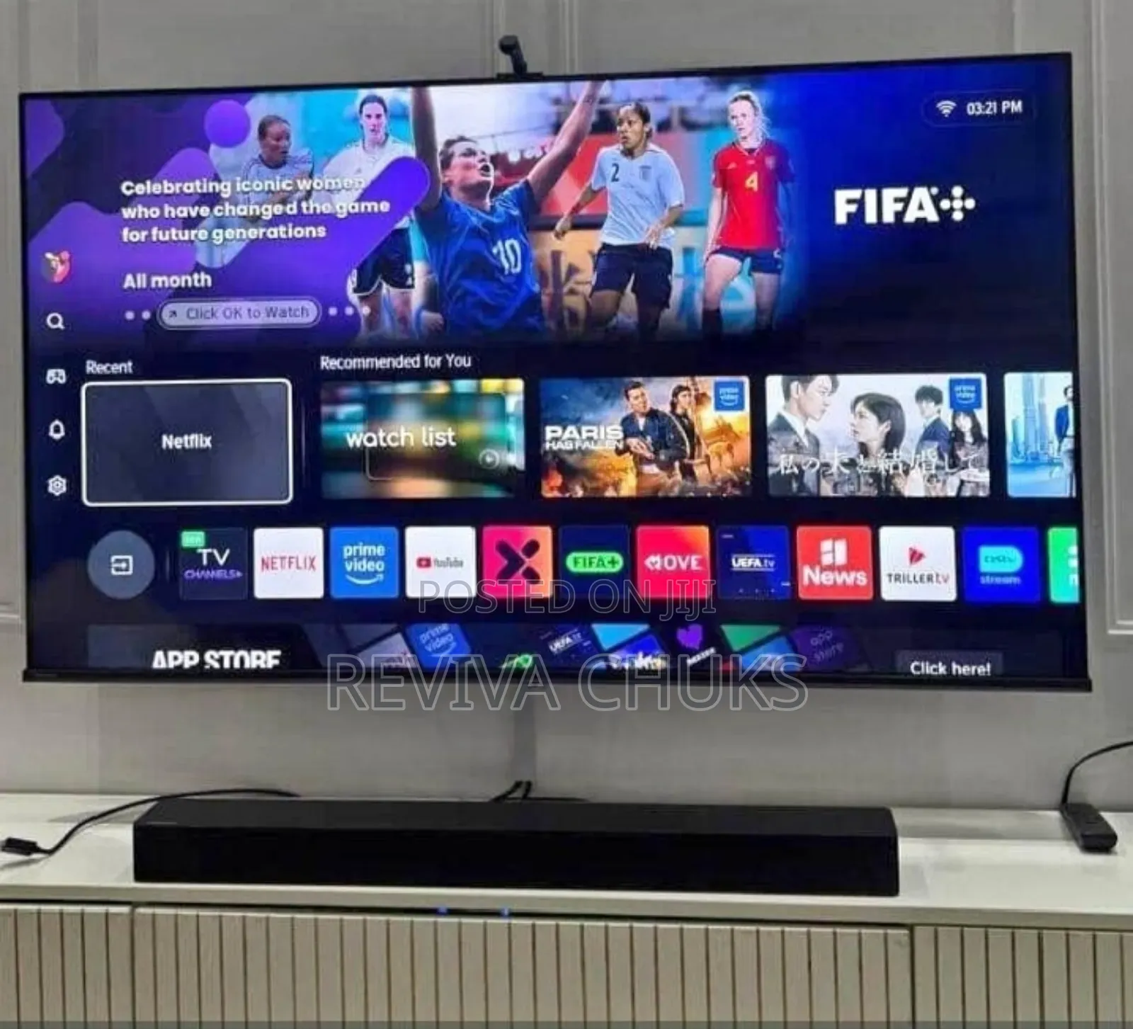 65" Hisense Smart Tv./Frameless/ . Resolution