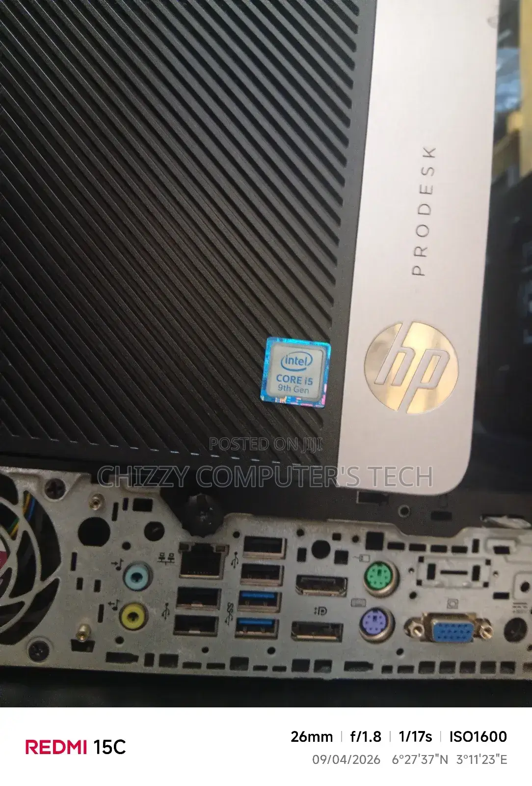 Desktop Computer HP ProDesk 600 G6 8GB Intel Core i5 HDD 500GB