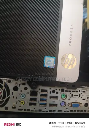 Desktop Computer HP ProDesk 600 G6 8GB Intel Core i5 HDD 500GB