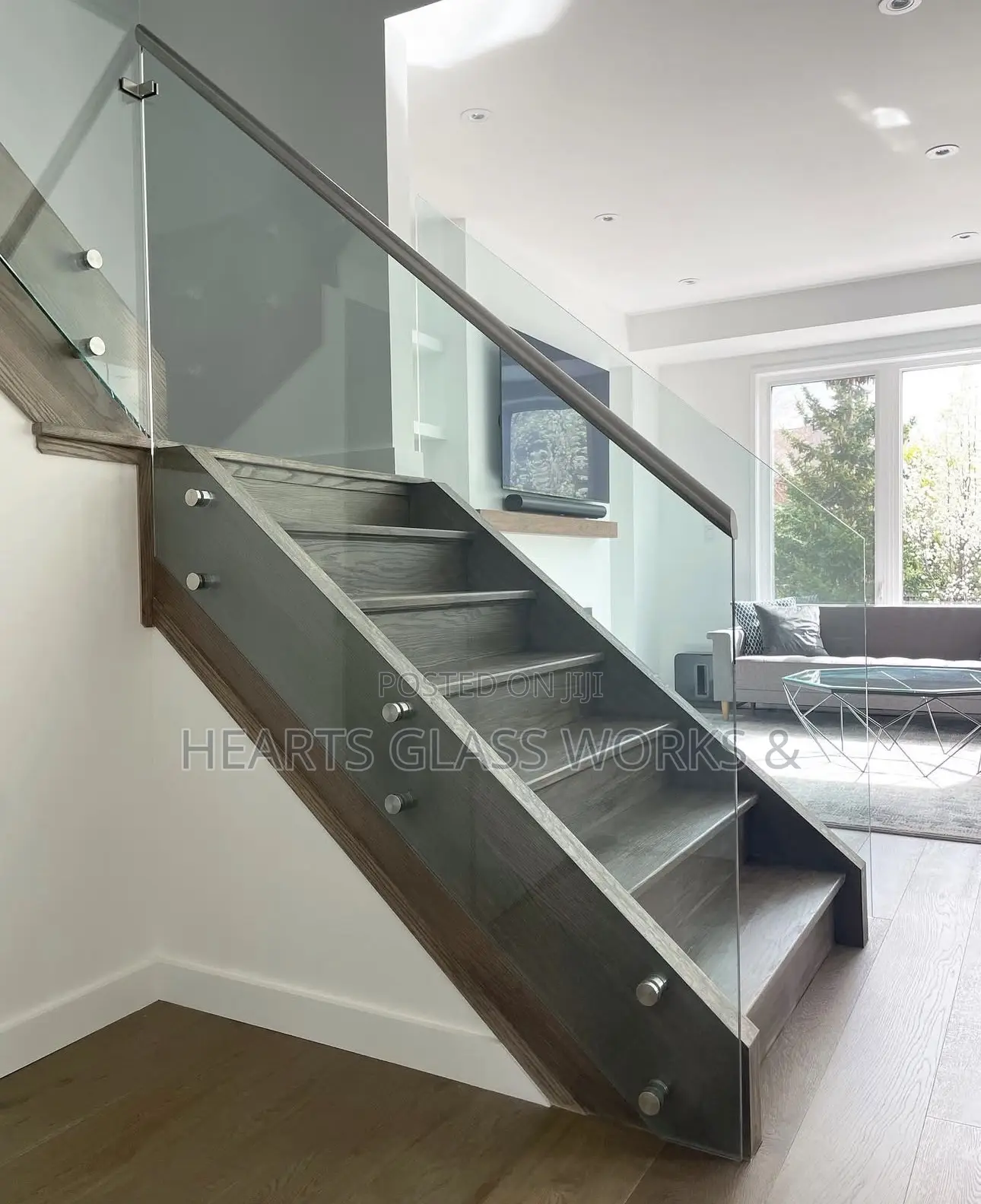 Architectural Standoff Rail Design