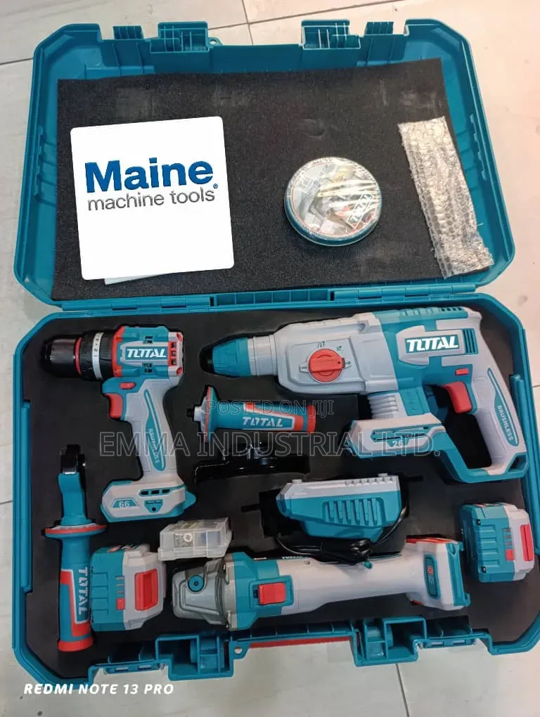 Total 3 in 1 Cordless Combo Kit Drilling Machine