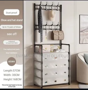 Cover Shoe Rack With Hat