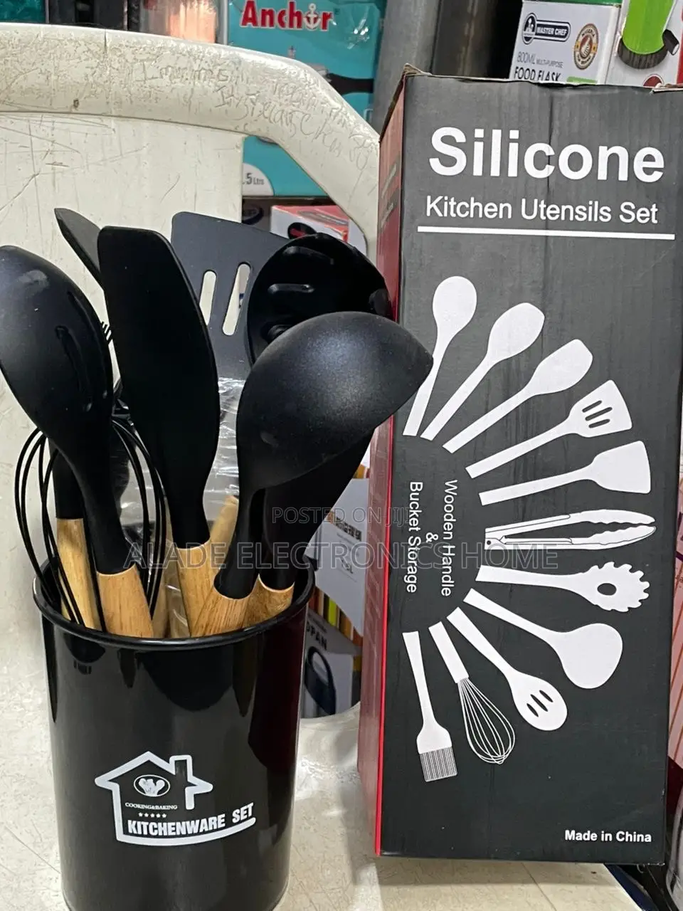 12pcs” Silicone Kitchen Utensils Set. 10yrs Warranty