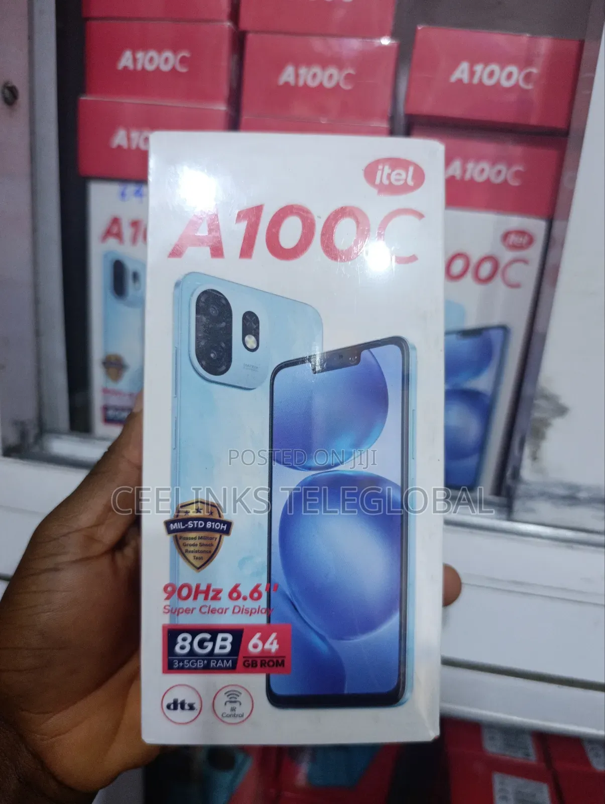 New Itel A100C 64 GB Blue