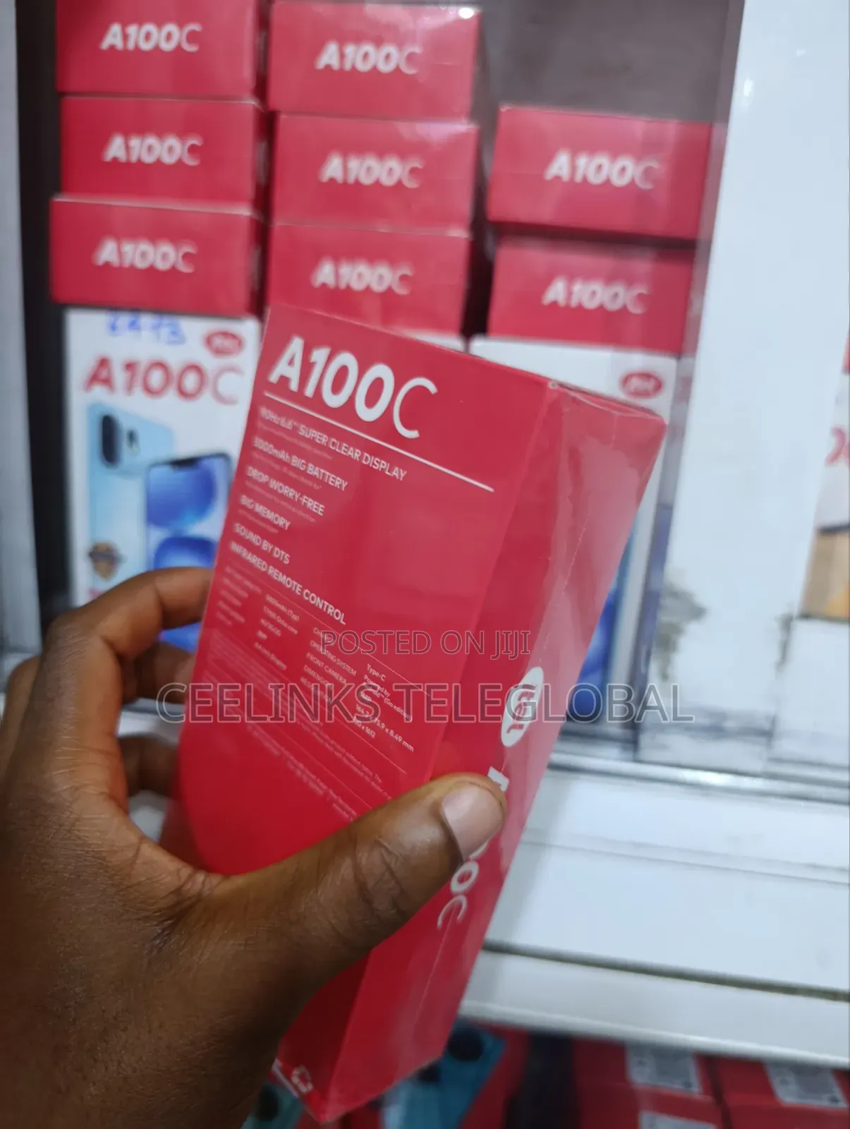 New Itel A100C 64 GB Black