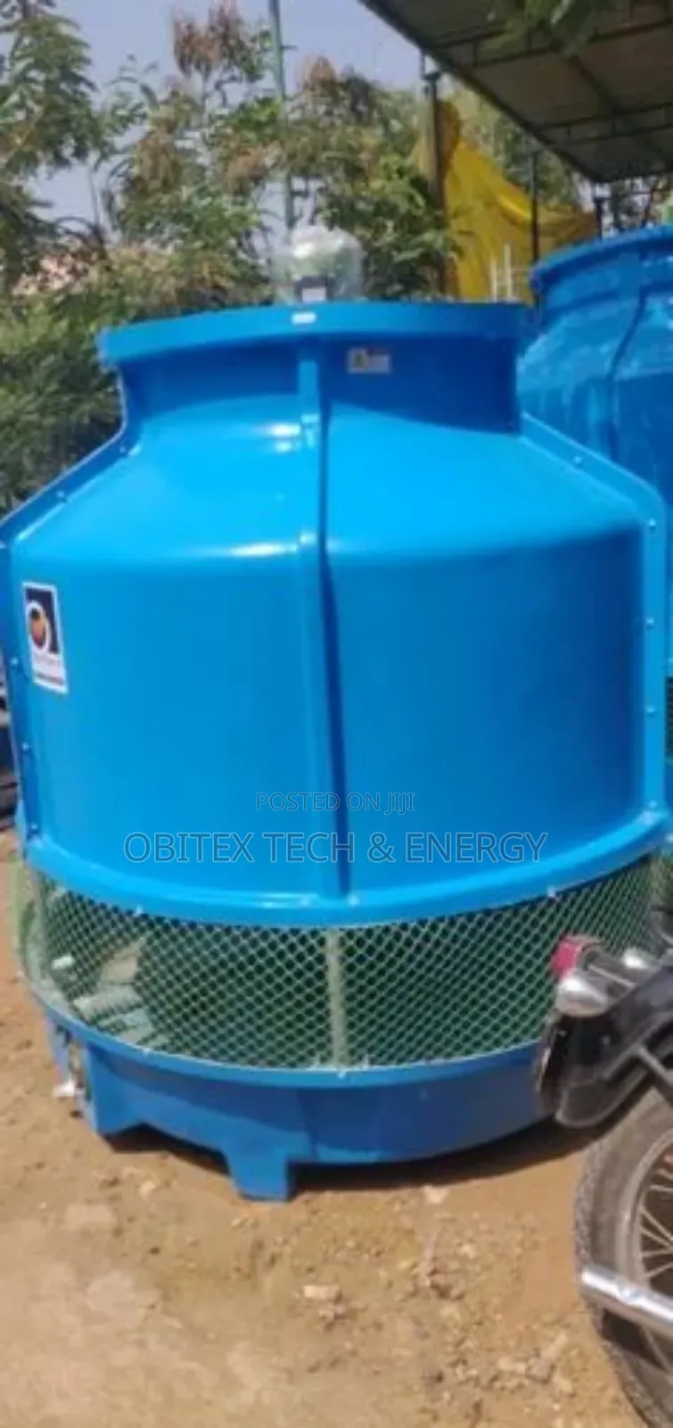 Gold 60tr FRP Industrial Cooling Tower – Round Bottle Type