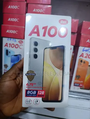 New Itel A100 128 GB Black