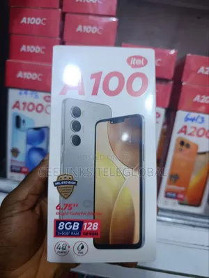 New Itel A100 128 GB White