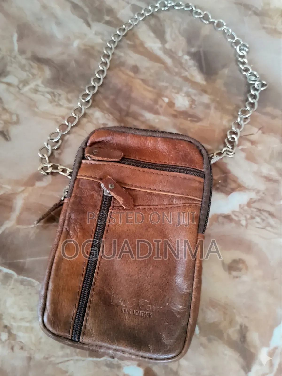 Genuine Leather Crossbody Mini-Bag