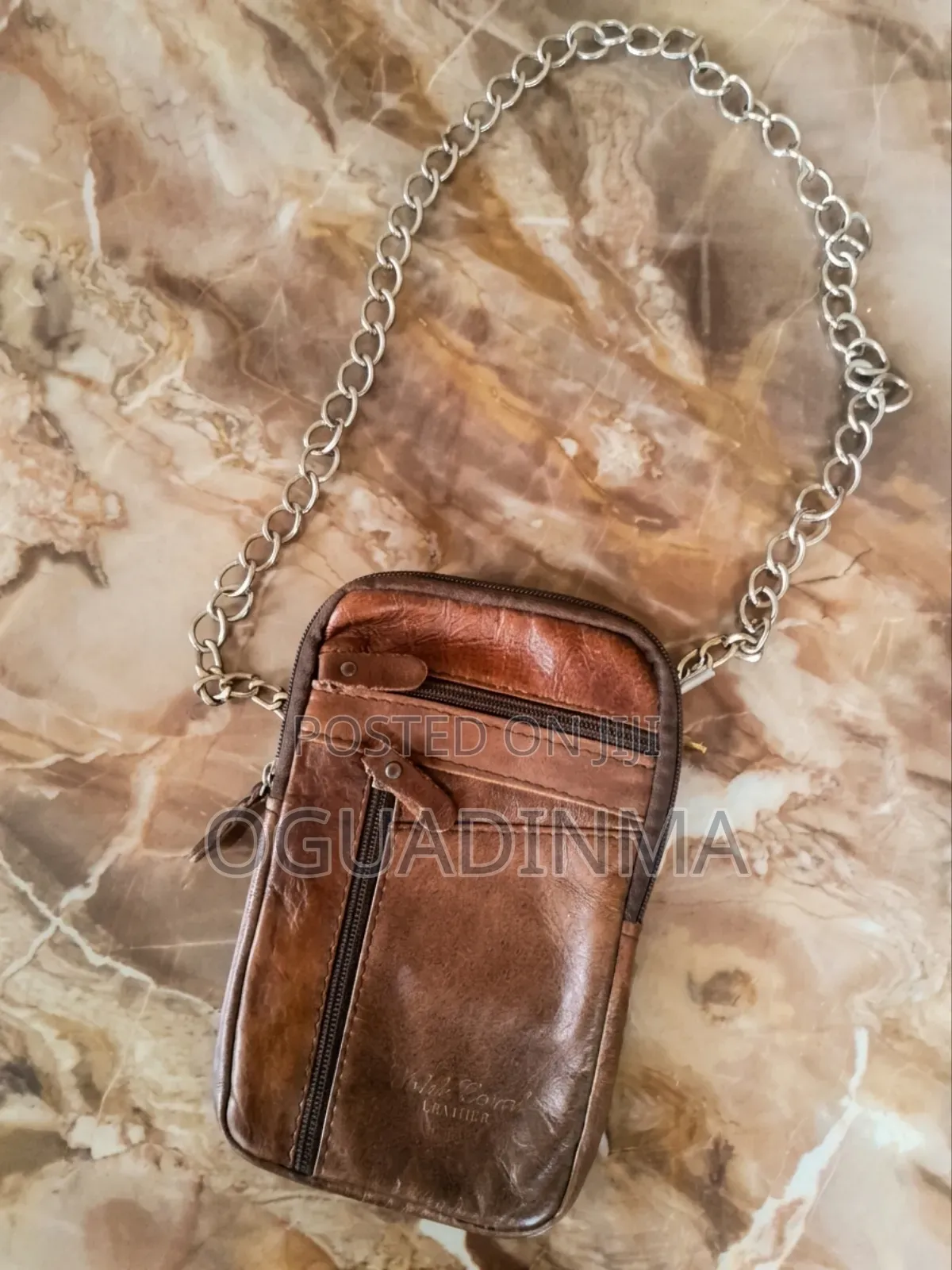 Genuine Leather Crossbody Mini-Bag