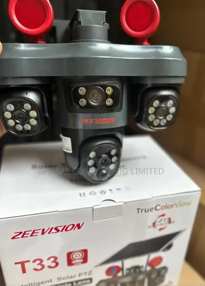 Complete Triple Lens Solar Powered Camera