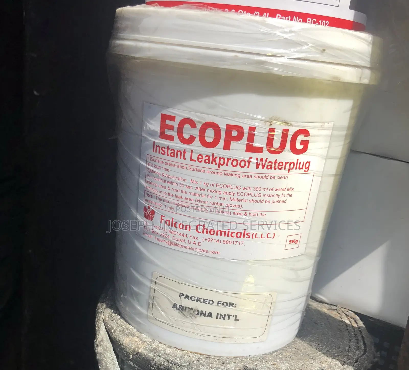 Ecoplug Instant Leakproof Waterplug