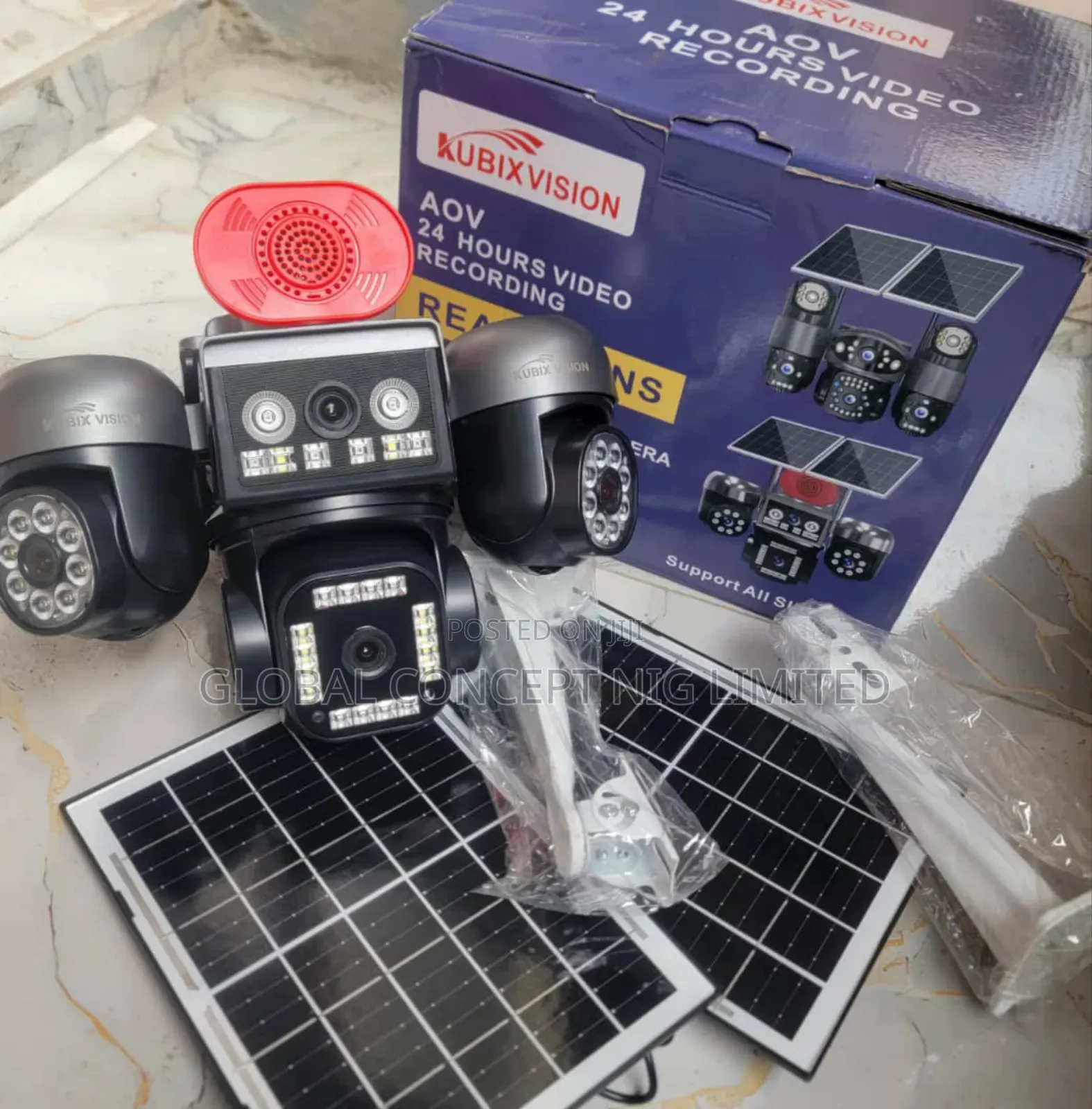 4 Lens Solar Camera Wifi 4g