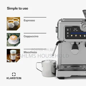 Lexical Commercial Espresso Coffee Machine Wit Built-in Coffee Grinder