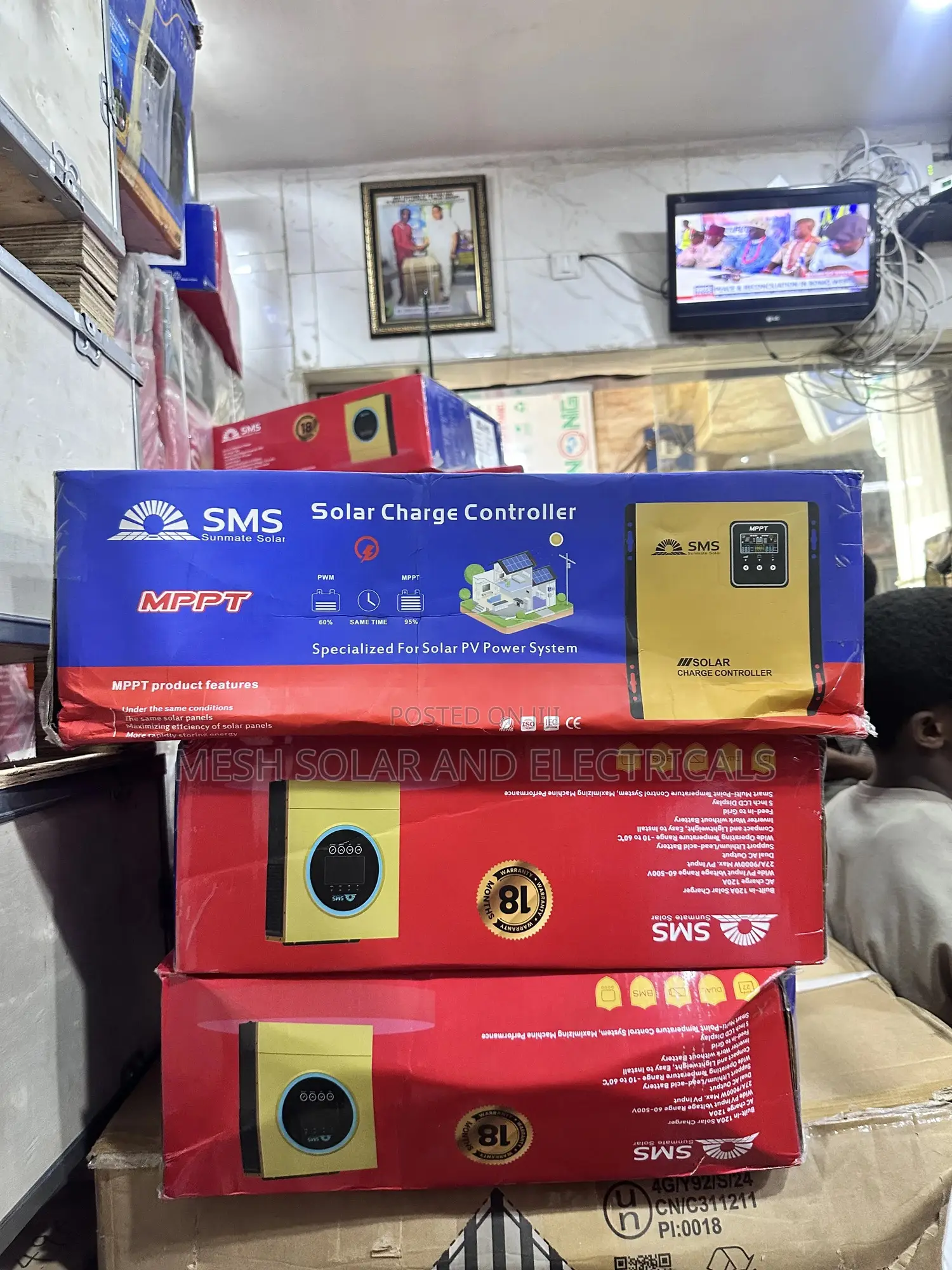 150a SMS MPPT Solar Charge Controller