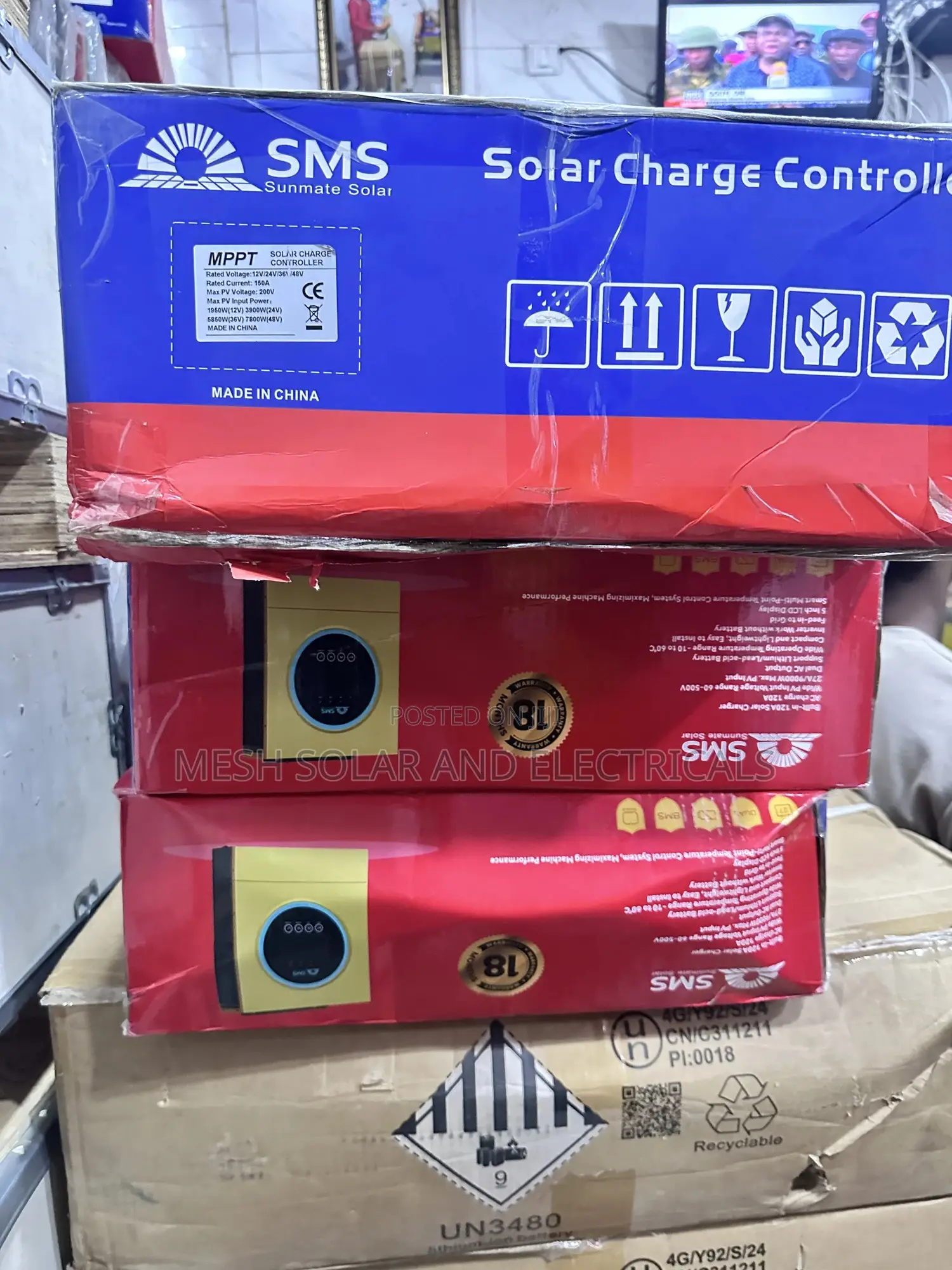 150a SMS MPPT Solar Charge Controller