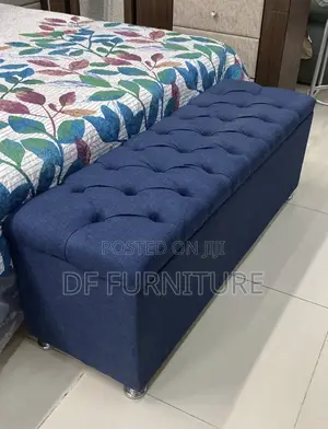 Royal Blue Bedframe Leg Rest With Door