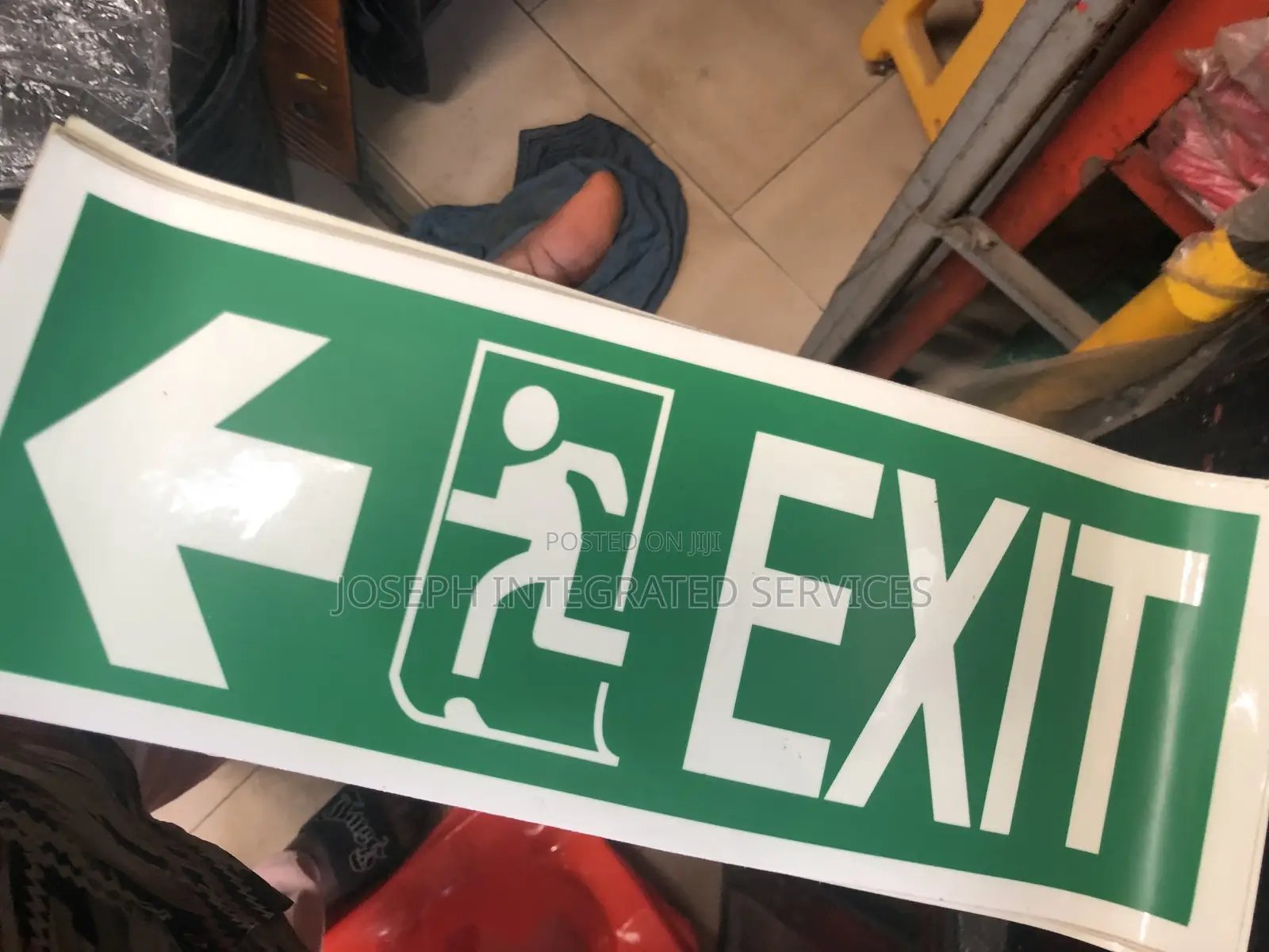 Emergency Exit Sign