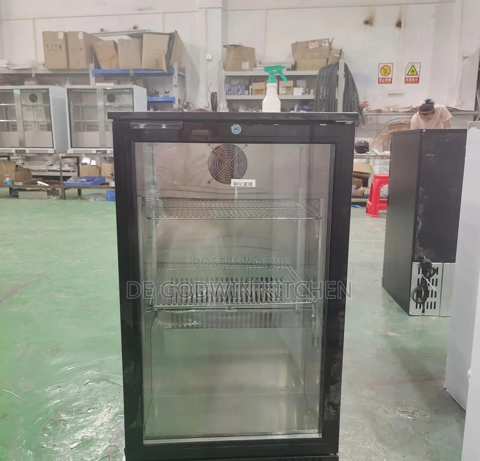Black Singer Door Bar Chiller