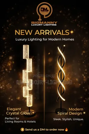 Luxury Stand Lamp for Modern Homes