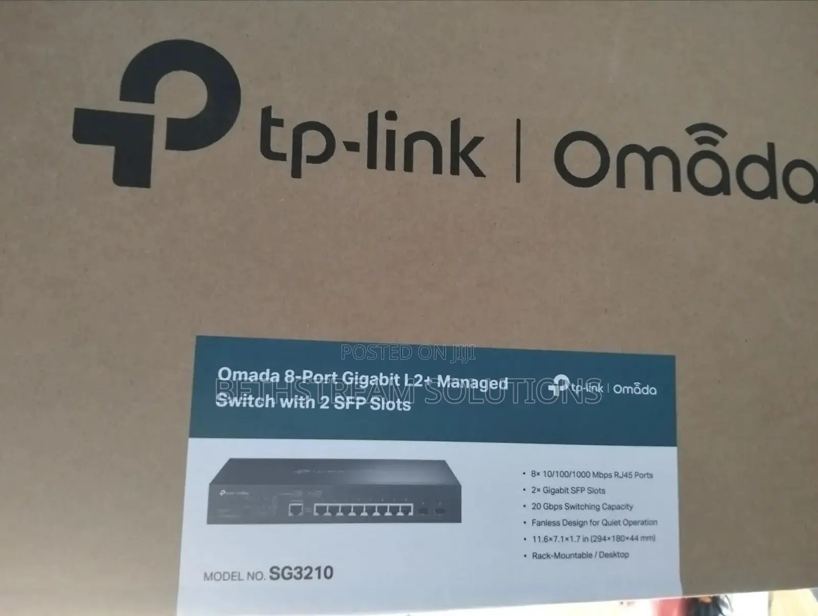 Tp Link 8 Ports Gigabyte Switch With 2 SFP Slots