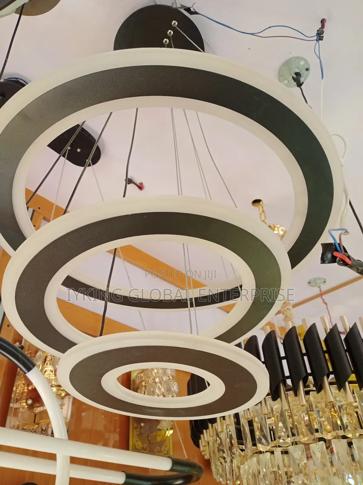 3 Rings Fancy Chandelier Lights