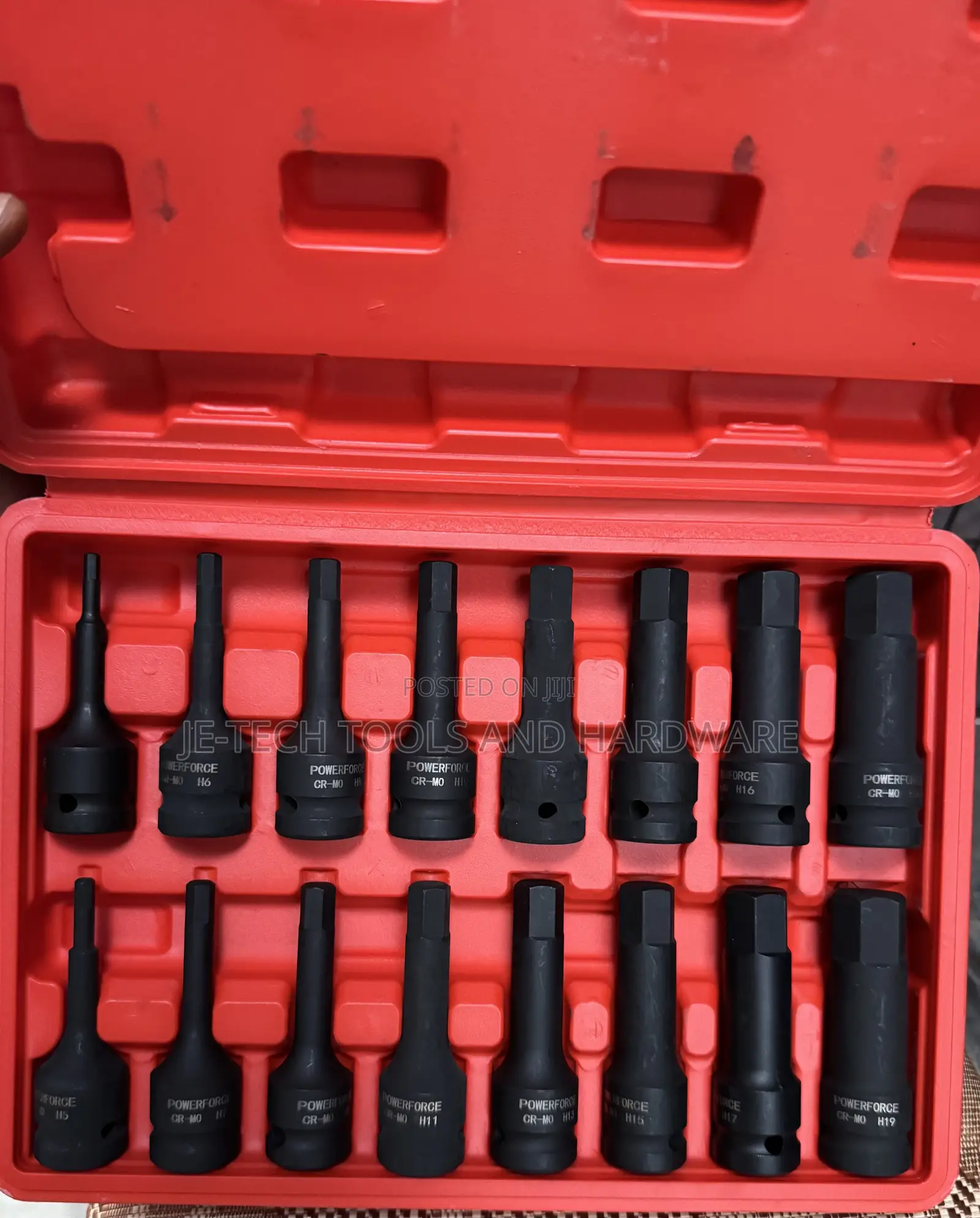 Powerforce 1/2-Inch Drive Impact Hex Bit Socket Set