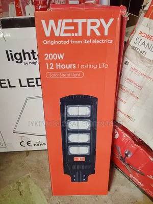 Wetry 200w Solar Street Light
