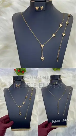Luxury Gold Jewelry Set for Ladies – Stainless Steel