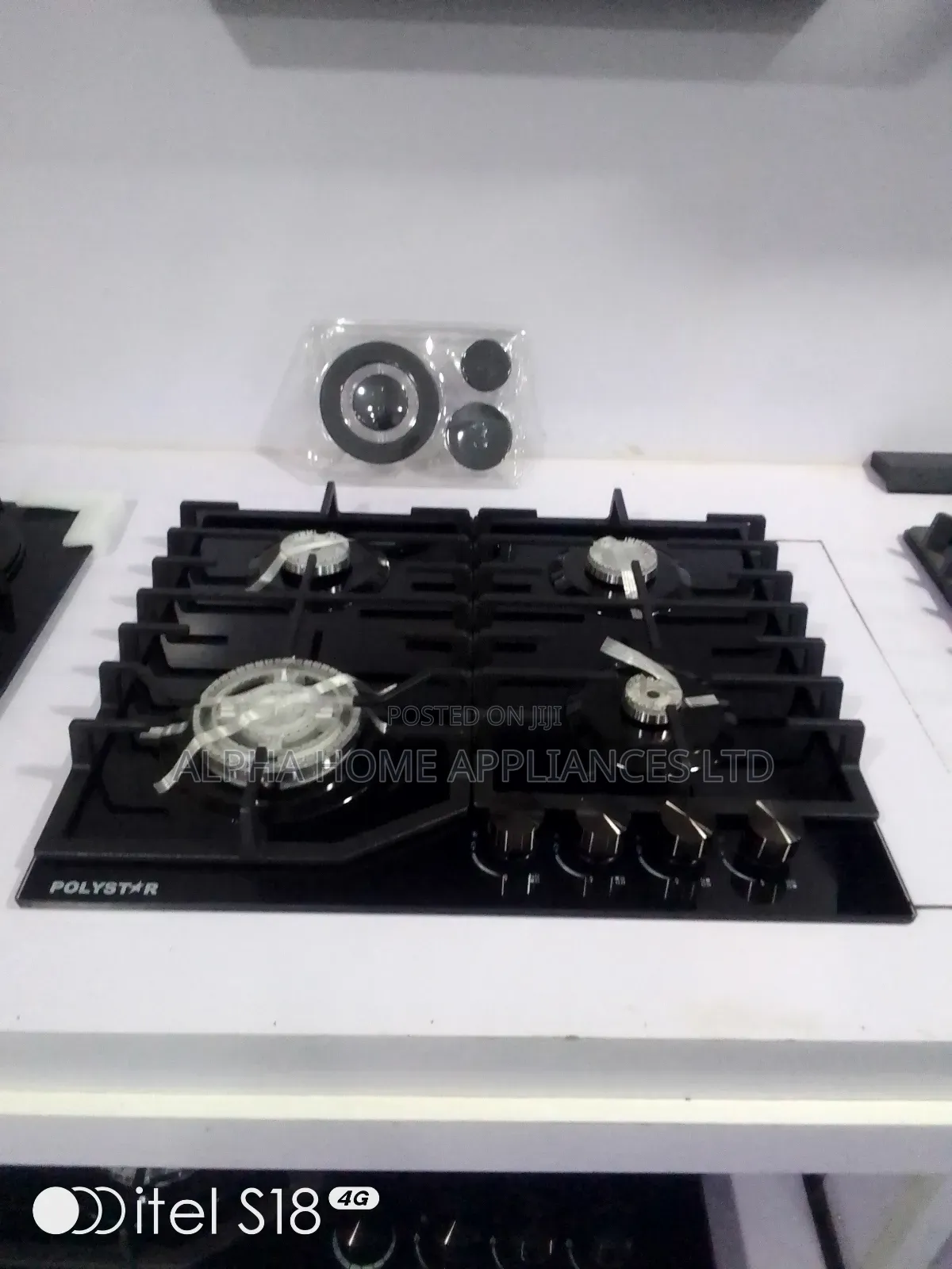 Polystar Built-in Gas Burner 4 Hob