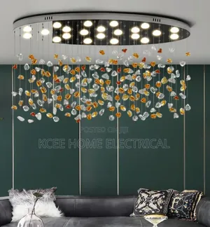 Modern Luxury Art Glass Drop Chandelier – Led Ceiling Hanging Light