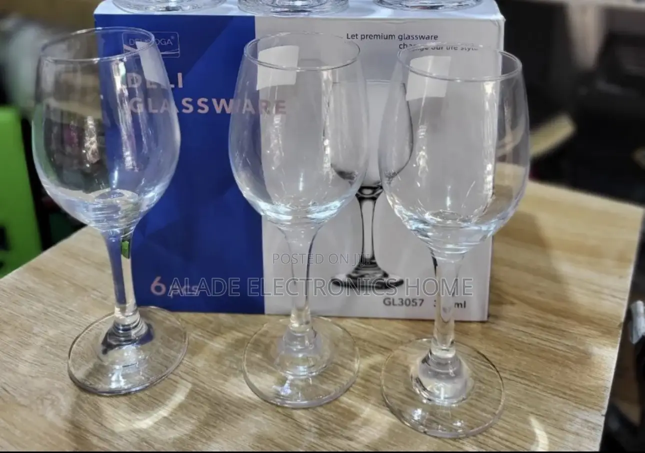 6pcs” Of High Quality Wine Glass Cup