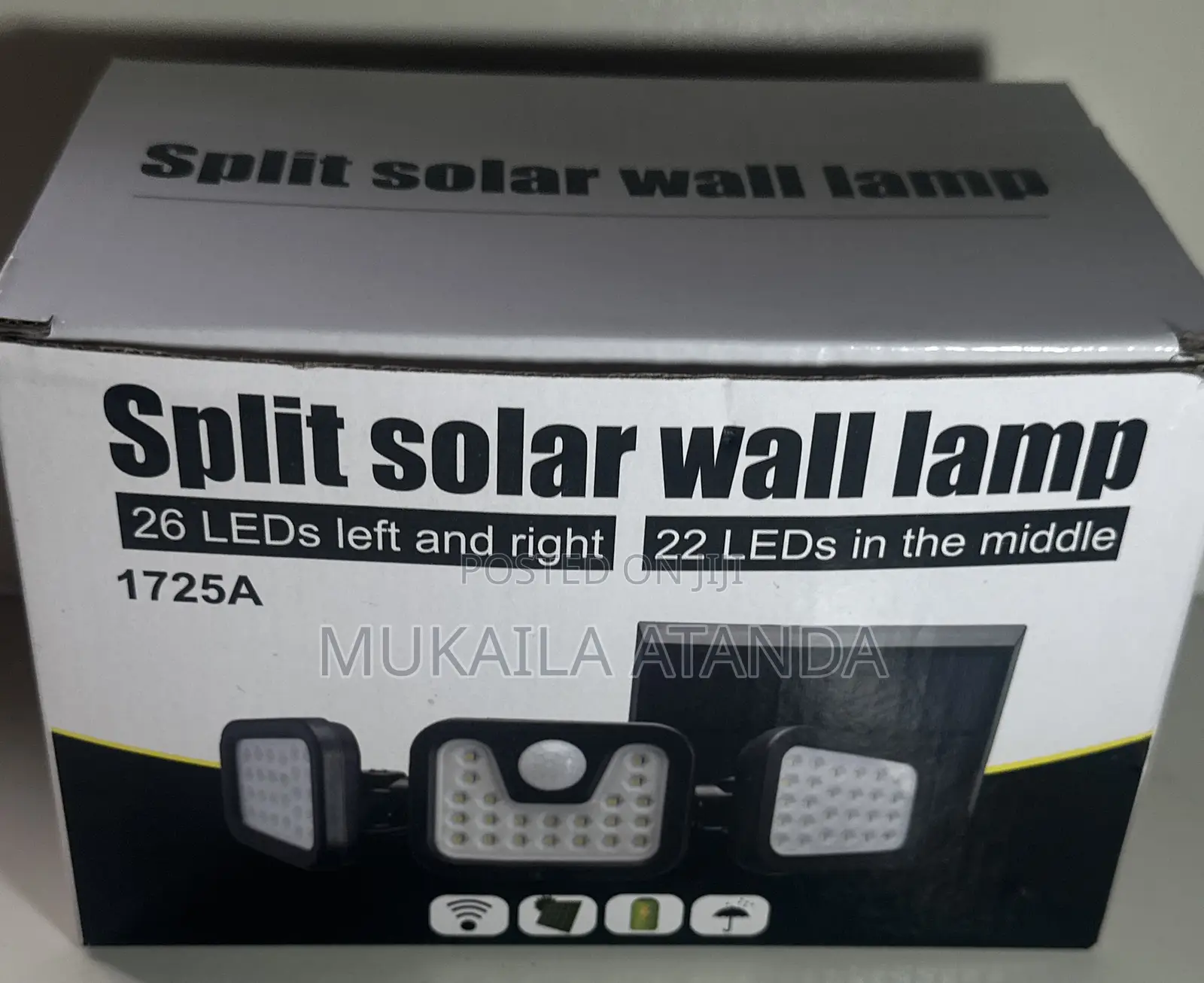 Split Solar Wall Lamp - Motion Sensor Outdoor Security Light (1725a ...