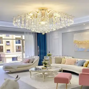Luxury Crystal Pendant Chandelier – Modern Led Ceiling Light