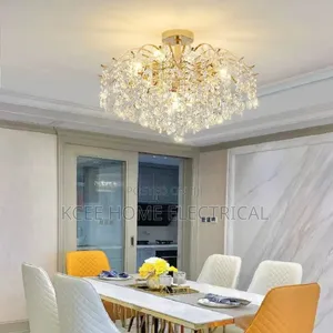 Luxury Crystal Pendant Chandelier – Modern Led Ceiling Light