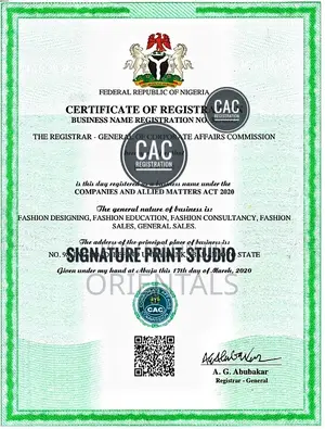 Cac Business Name and Company Registration