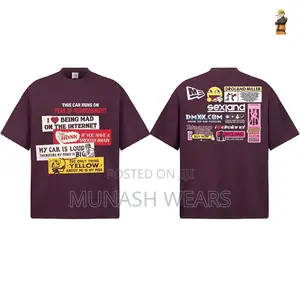 Luxury T-Shirt Available in Wine and Blue M-3xl