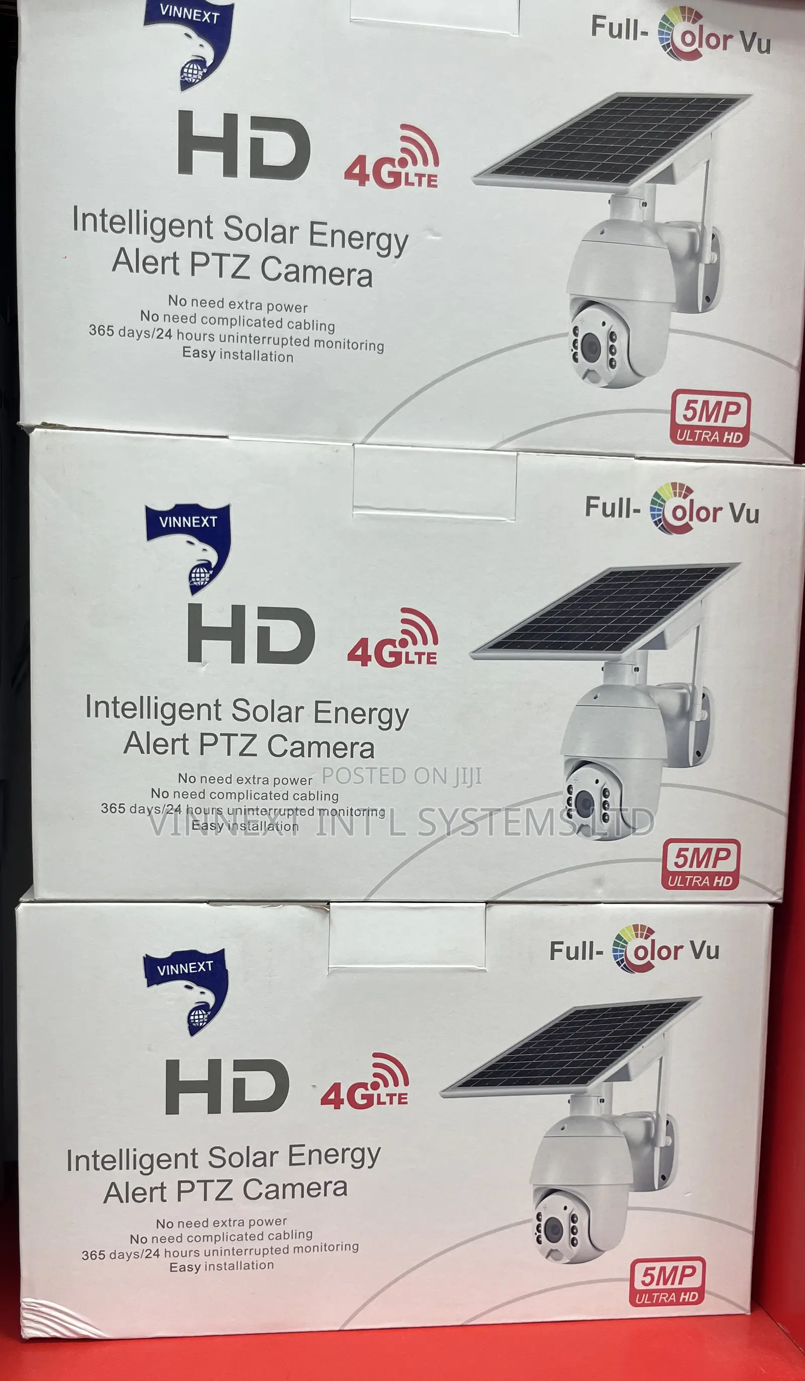 Vinnext Hd 4g Intelligent Solar Energy Alert PTZ Camera.