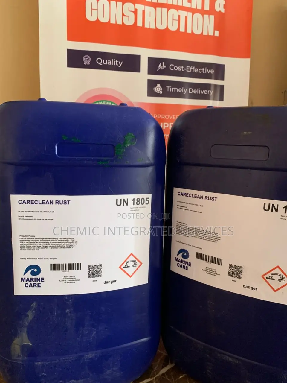 Careclean Rust (Un 1805) – Industrial Rust Remover