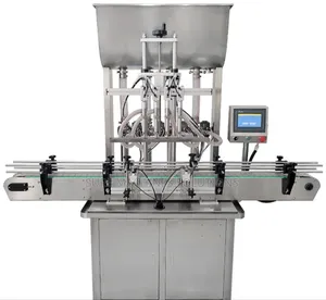 Automatic 4 Nozzle Liquid Filling Machine