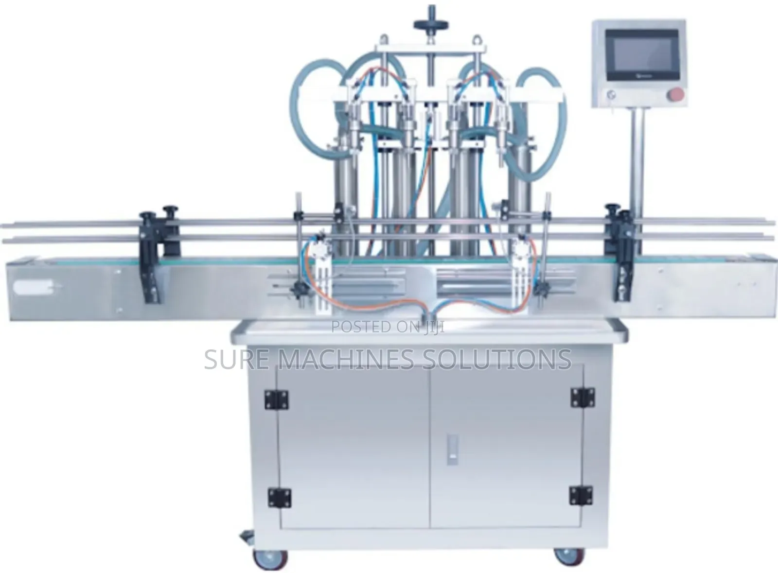 Automatic 4 Nozzle Liquid Filling Machine