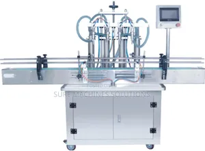 Automatic 4 Nozzle Liquid Filling Machine