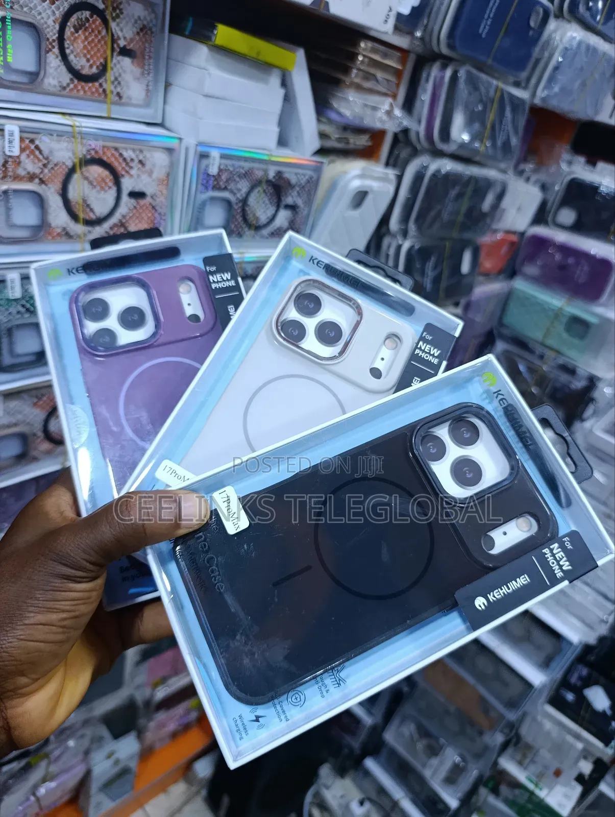 17 Pro Max Premium Back Rubber Case