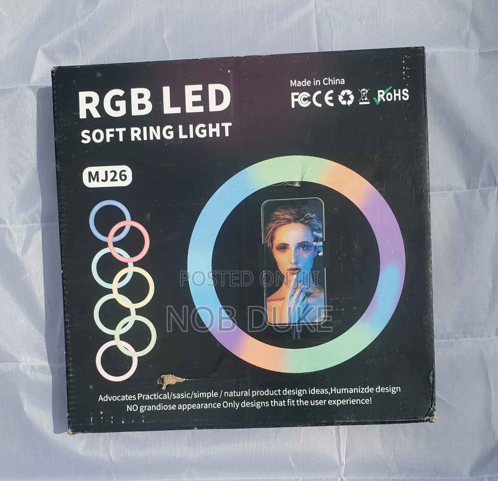 Mj26 RGB Led Ring Light