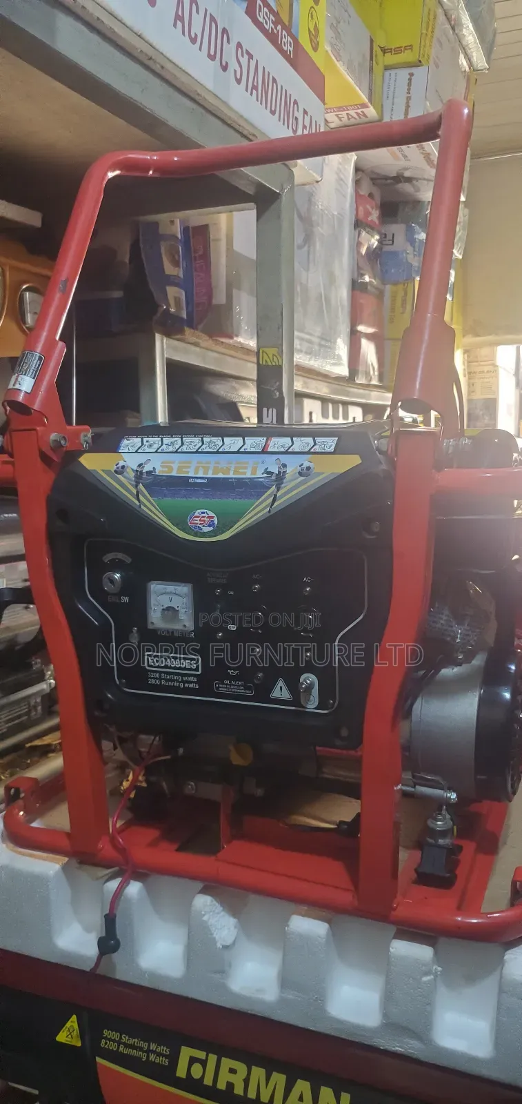 3.2 Kva Senwie Generator, With Key and Tyre