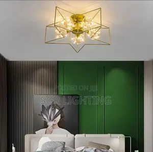 Nordic Simple Five Pointed Star Ceiling Lamp Home Stay Apartment