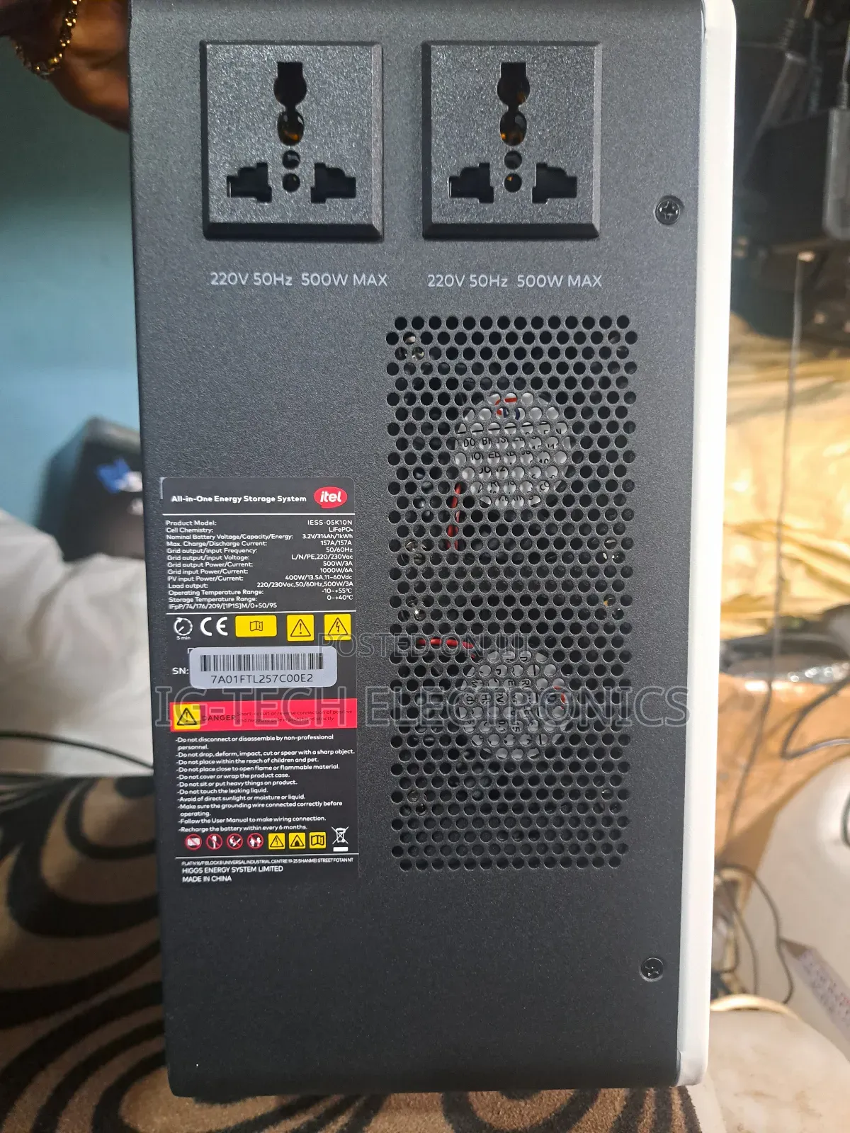 Itel Power Tank 500w/1000wh